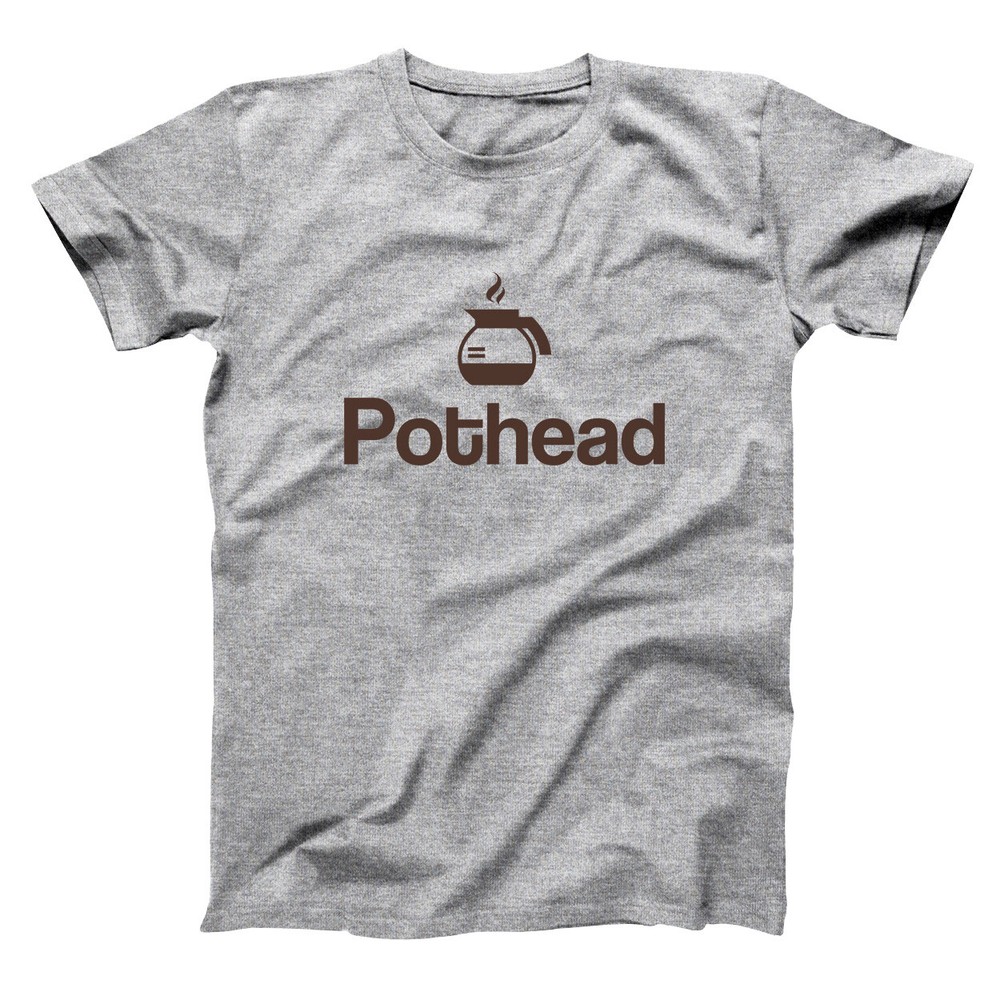 Pot Head Coffee Gray Basic Men’s T-Shirt
