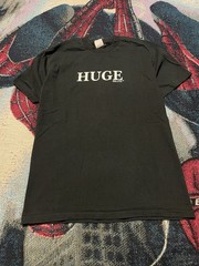 Vintage Y2K Huge Brands Black Spell Out Shirt Men’s M Funny Innuendo Crude Black