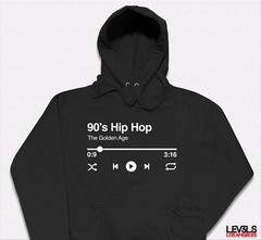 90’S HIP HOP THE GOLDEN AGE HOODIE BOOM BAP TURNTABLE DJ RECORDS AND BEATS