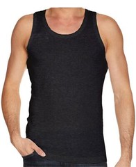 6 Pack Mens Vests 100% Cotton Plain Tank Gym Sports Summer Training Tops S-2XL