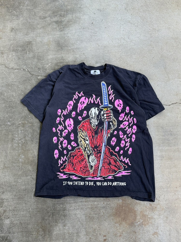 Warren Lotaa Death life Eyes T-Shirt Size L