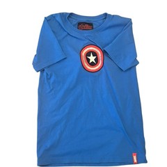 Marvel Avengers Captain America Shield Logo Short Sleeve T-Shirt
