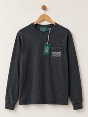 Polo Country Ralph Lauren Long Sleeve Graphic Shirt Men’s Large NWT Gray Black