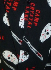 Friday The 13th Camp Crystal Lake 3XL Button-Up Short Sleeve Shirt – Official