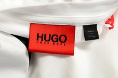 Hugo Boss Men’s “Doguh” White Logo Print Short Sleeve T-Shirt US 2XL IT 56