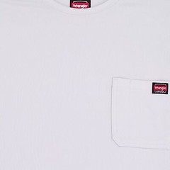 Wrangler Workwear Mens Lunar Rock Gray Short Sleeve Performance Pocket Tee