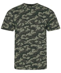 AWDis Just T’s Camo T – Modern stylish T, All-over camo print