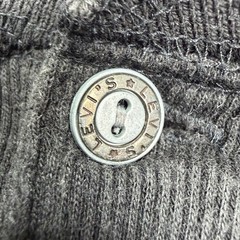 Vintage Levis Red Tab Henley Shirt Mens XL Black Long Sleeve Thermal 90s