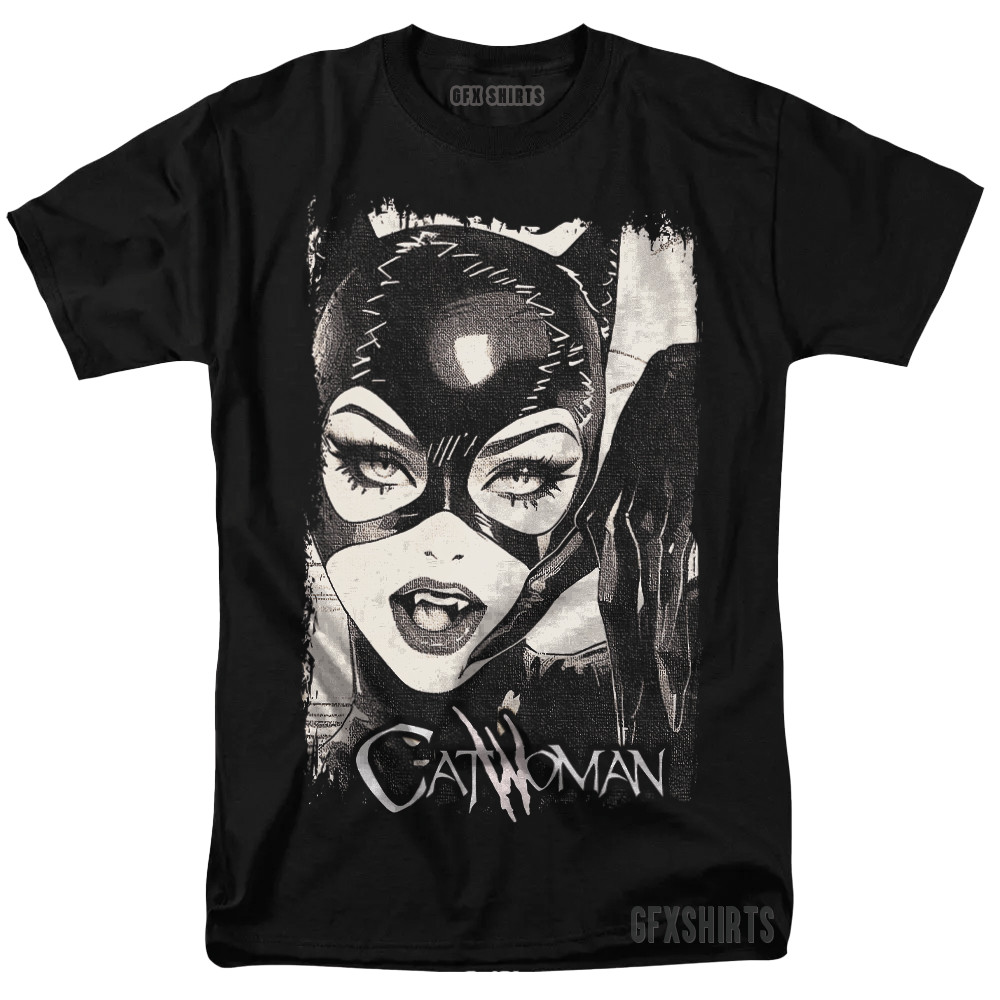 Catwoman Shirt DC Batman Returns Michelle Pfeiffer Poster Graphic Design T-Shirt