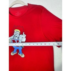 Adidas Nebraska Cornhuskers Herbie Husker Red Creator Tee Mens Medium