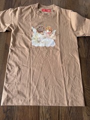 STV$H Unisex Cherub Angel Graphic Tee Tan Made In USA Size S
