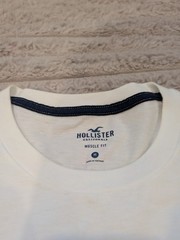 Hollister California Muscle Fit T-Shirt Men’s Medium White Short Sleeve Tee