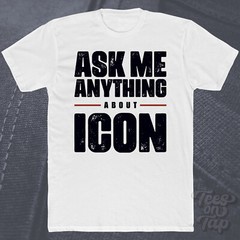ASK ME ANYTHING ABOUT ICON T-SHIRT pop culture art design famous people artist