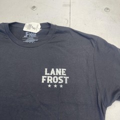 Lane Frost Shirt Mens Large Black America Forever Bull Rider Graphic Tee
