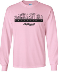 Bakersfield California State T-Shirt Long Sleeve Graphic Tees Unisex Apparel