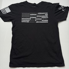 Grunt Style Shirt Mens Small American Flag Military War History Graphic Tee