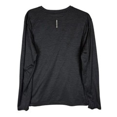 REI Co Op Shirt Mens Large Black Crew Neck Raglan Sleeve Pullover Performance