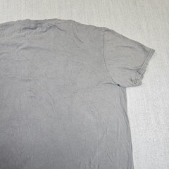 Anvil Lightweight Mens T-shirt Gray Bus Design Size Medium