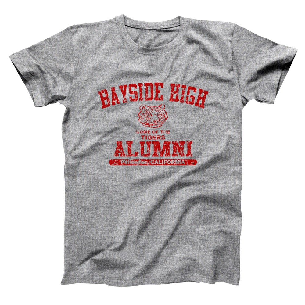 Bayside High Alumni Saved By The Bell The Max 80S Gray Basic Men’s T-Shirt