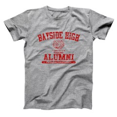 Bayside High Alumni Saved By The Bell The Max 80S Gray Basic Men’s T-Shirt