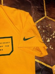 Nike Dri Fit On Field Green Bay Packers Gold Shirt NFL Men’s Size M