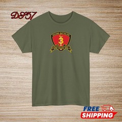 2nd Battalion 3rd Marine Regiment USMC Logo T-Shirt S to 5XL Made In USA