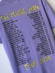 AJR The Maybe Man Tour 2024 Dateback T Shirt Purple Large