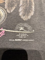 1993 3D Emblem Easy Riders Cut Off T-Shirt, FADER, Size Medium, Pendleton Oregon