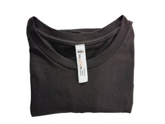 Humants Men’s Large Workwear Jersey Pocket Tee Dark Black Gray heather Cotton