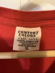 Yosemite Sam On Pocket Mens Sz XL T Shirt Red Comfort Colors