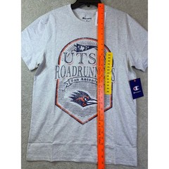 Champion UTSA Roadrunners T-Shirt Mens Medium Natural Gray San Antonio NCAA NEW