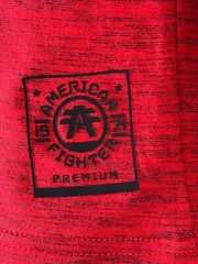 AMERICAN FIGHTER Men’s T-shirt CRESTLINE Athletic Military Red