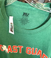 U.S. Coast Guard USCG Shamrock T-Shirt XXL NWT New Green