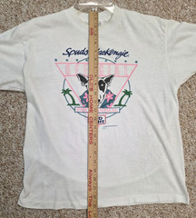 Vintage 80s Budweiser Spuds Mackenzie Party Animal T-Shirt .