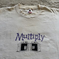 Vintage 90s Tech promo Be Fruitful Multiply Request Television TV Mens XL USA