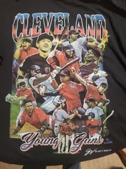GV Art +Design Cleveland Young Guns MLB Players Men’s Sz 3xl T-Shirt