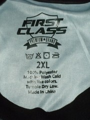 First Class Men’s Skull Gold Print Tee Size 2XL MSRP $55.00 (H12)