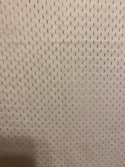 Men’s Mesh Tank Top Quick-Drying Fitness NWOT size Medium US White Poly stretch