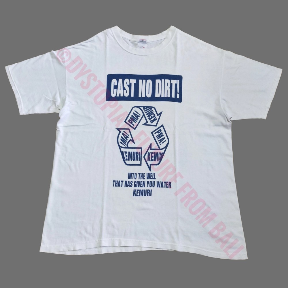 Rare Vintage Kemuri – Cast No Dirt! Good Manners! Japanese Ska Punk Band T-shirt