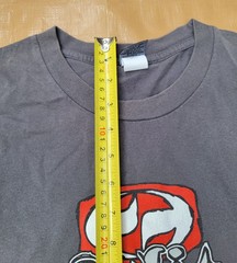 Vintage Split Skateboard T Shirt Mens XLarge Gray Logo Spell Out Y2K