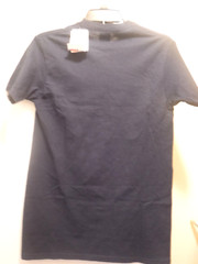 US Air Force Retired Men’s Short Sleeve T-Shirt, Navy w Silver Letters, Sz S,New