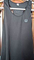NELEUS ‘Dry Fit Logo Muscle’ Mesh Tank Top Men’s M Gym Workout Exercise Blk NEW!