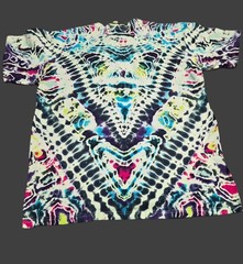 Hand Dyed Short Sleeve Tie Dye T Shirt Unisex For Men And Women