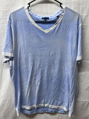 Patrick Assaraf Pima Cotton T-shirt size XL Cloudy Blur Color light weight