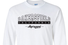 Bakersfield California State T-Shirt Long Sleeve Graphic Tees Unisex Apparel