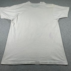 Vintage Minnesota Shirt Adult Large White Single Stitch Flowers Mens 90s Painted