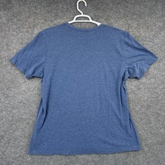 Travis Mathew Shirt Mens XL Blue Short Sleeve V-Neck Golfing Cotton Lightweight