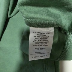 Trajectory Men’s olive green Gorgeous Performance T-shirt, size M.