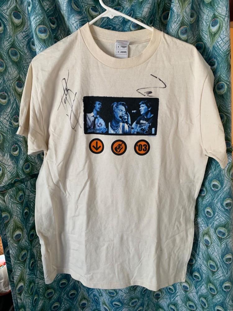Signed vintage hanson ’03 Acoustic Tour T shirt Vintage cotton