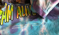Woodstock Keep Dream Alive Tie Dye Vintage 90s Hippies Flower Power T-Shirt L